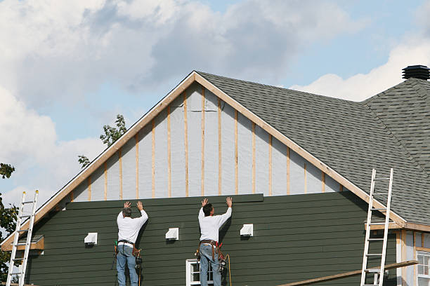Professional Emergency Siding Repair technician working in Avon, IN